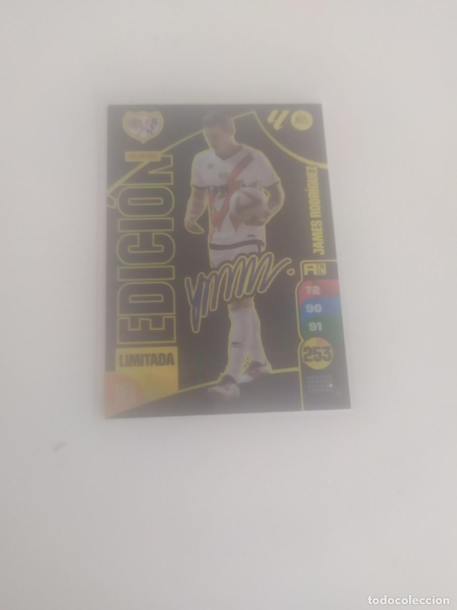 Fu&szlig;ball-Sticker: JAMES RODR&Iacute;GUEZ FIRMADA EDICI&Oacute;N LIMITADA ADRENALYN 2024-25 24-25