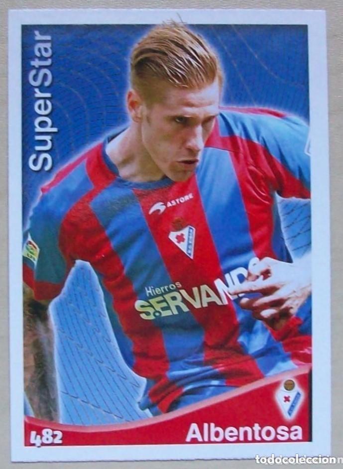 Fu&szlig;ball-Sticker: 482 ALBENTOSA SUPERSTAR SD EIBAR FICHAS ALBUM MUNDICROMO 2014 2015 14 15