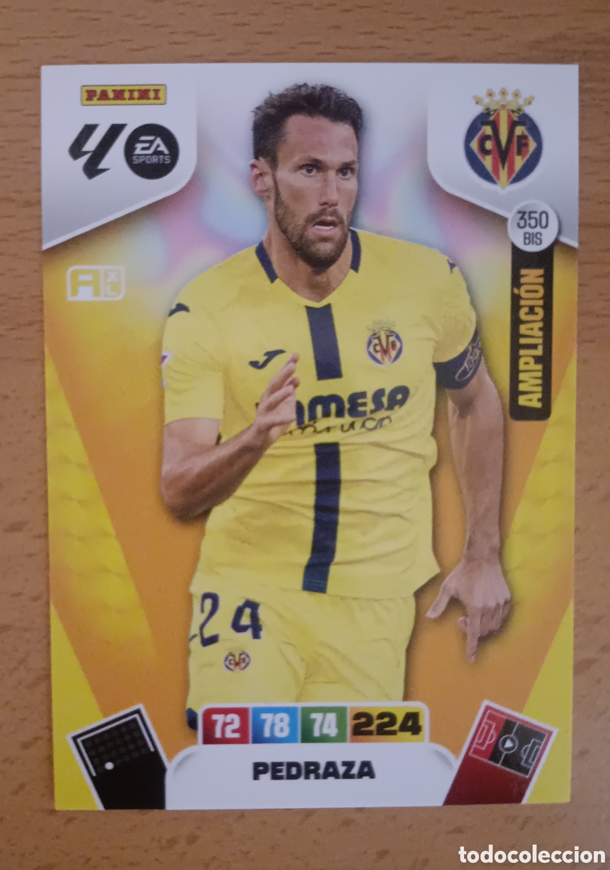 Fu&szlig;ball-Sticker: Pedraza Villarreal 350 Bis Adrenalyn 25/26