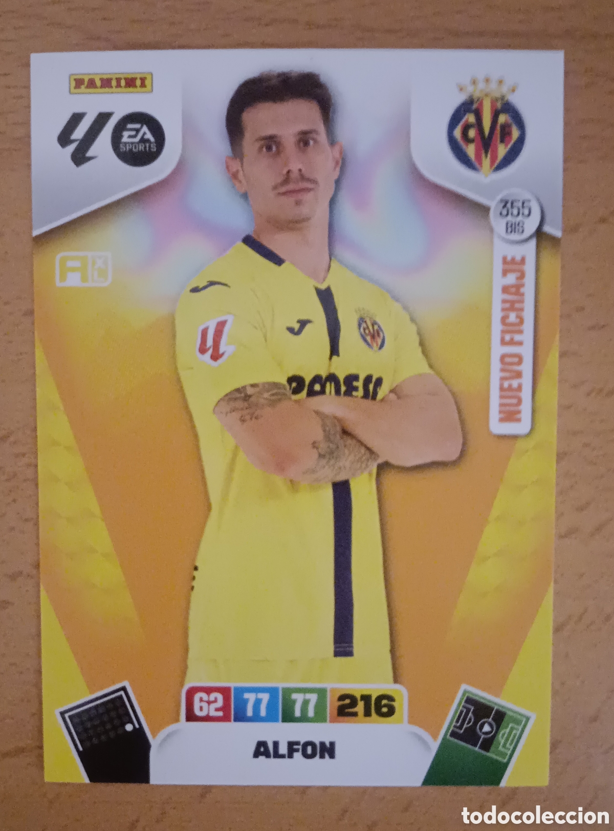Fu&szlig;ball-Sticker: Alfon Villarreal 355 Bis Adrenalyn 25/26
