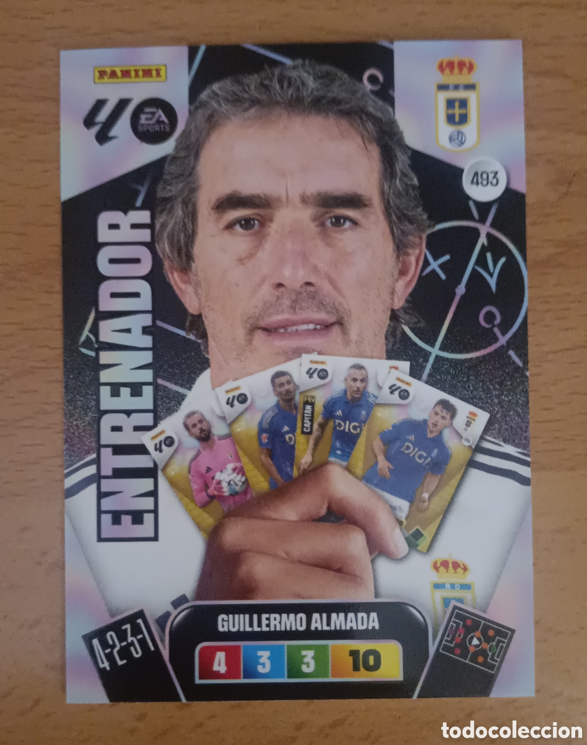Cromos de Futebol: Guillermo Almada Entrenador Oviedo Adrenalyn 25/26