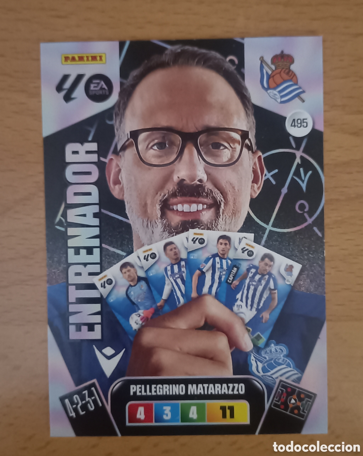 Cromos de Futebol: Pellegrino Matarazzo Entrenador Real Sociedad Adrenalyn 25/26