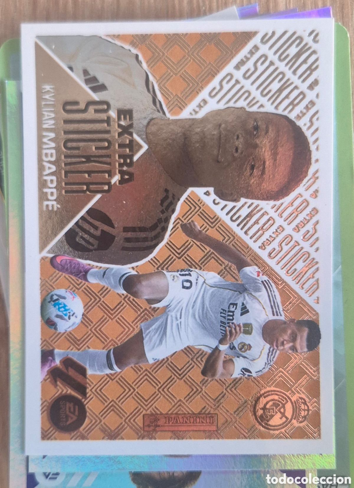 Fu&szlig;ball-Sticker: Mbappe madrid extra sticker bronce liga este 26 27