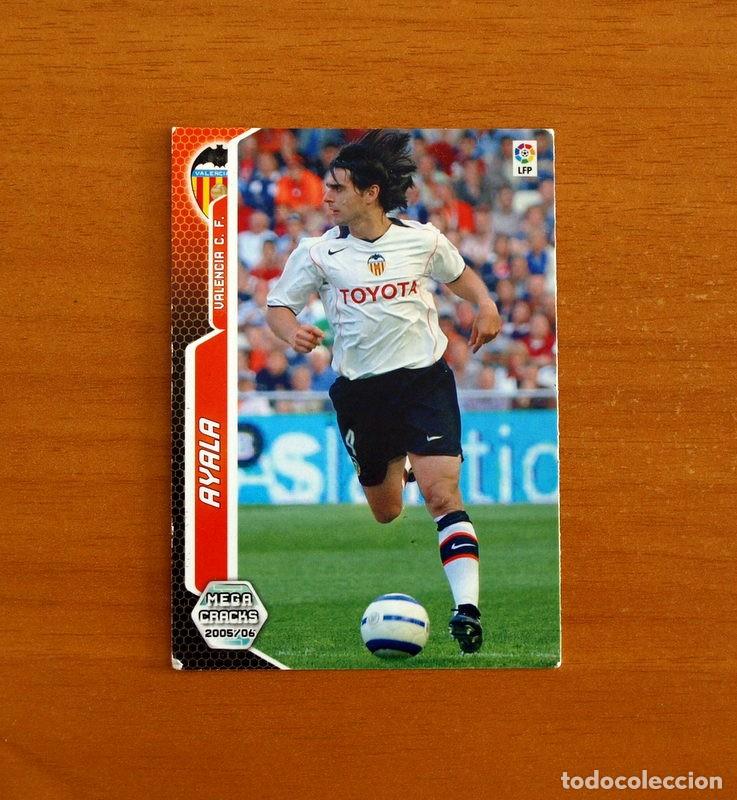 Figurine di Calcio: Valencia -N&ordm; 312 Ayala -Megacracks Las Fichas Liga 2005-2006-05-06 Mega Cracks Panini