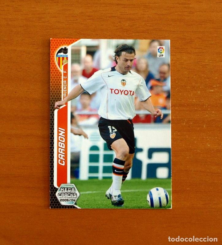 Figurine di Calcio: Valencia -N&ordm; 313 Carboni -Megacracks Las Fichas Liga 2005-2006-05-06 Mega Cracks Panini