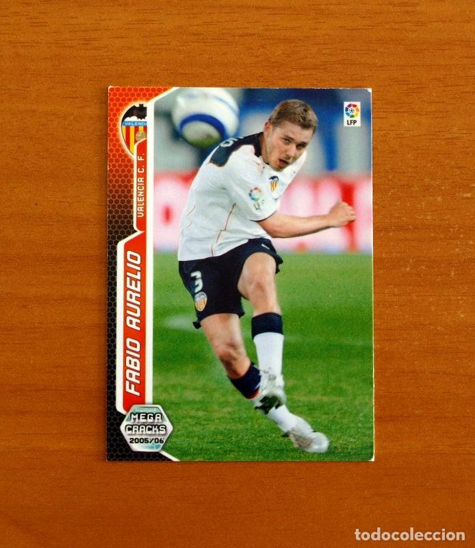 Figurine di Calcio: Valencia -N&ordm; 315 Fabio Aurelio -Megacracks Las Fichas Liga 2005-2006-05-06 Mega Cracks Panini