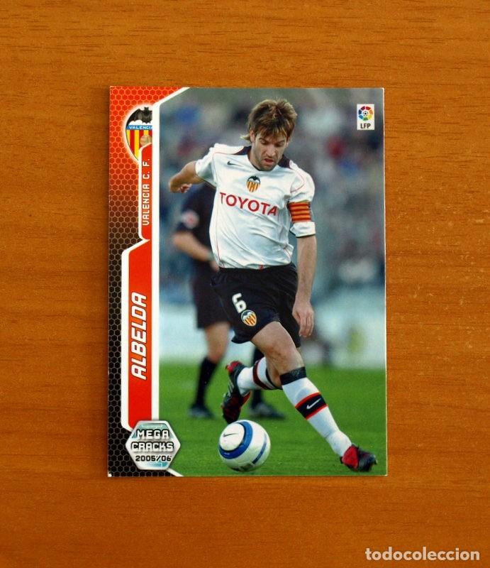 Figurine di Calcio: Valencia -N&ordm; 316 Albelda -Megacracks Las Fichas Liga 2005-2006-05-06 Mega Cracks Panini