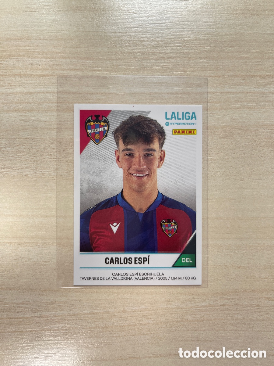 Figurine di Calcio: CARLOS ESP&Iacute; 284B 284 B LEVANTE ROOKIE LIGA HYPERMOTION 2024 2025 24 25