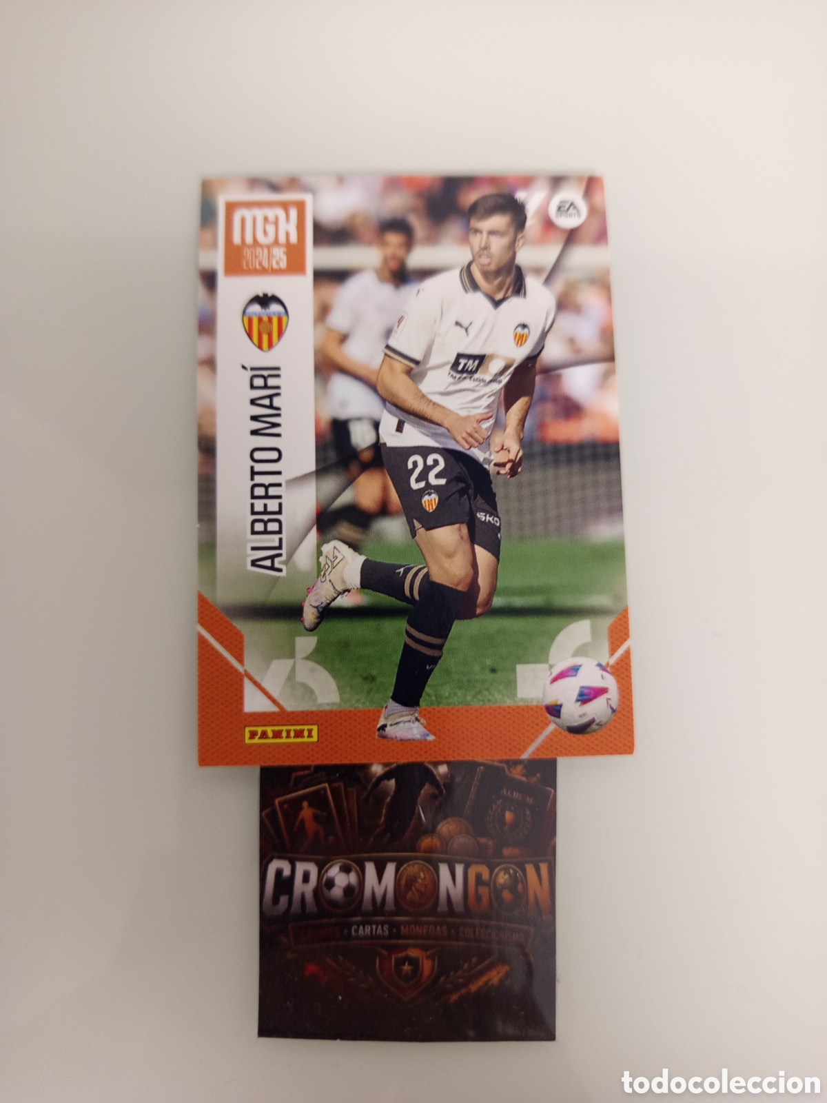 Fu&szlig;ball-Sticker: ❇️ CROMO ⚽ CARD ALBERTO MARI VALENCIA LIGA EA SPORTS 24 25 2024 2025 MEGACRACKS MGKS PANINI ❇️