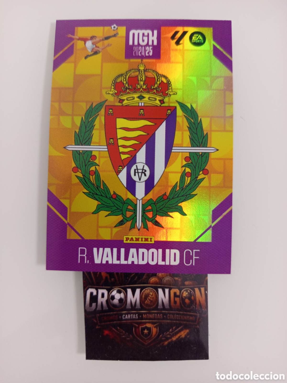 Fu&szlig;ball-Sticker: ❇️ CROMO ⚽ CARD ESCUDO VALLADOLID LIGA EA SPORTS 24 25 2024 2025 MEGACRACKS MGKS PANINI ❇️