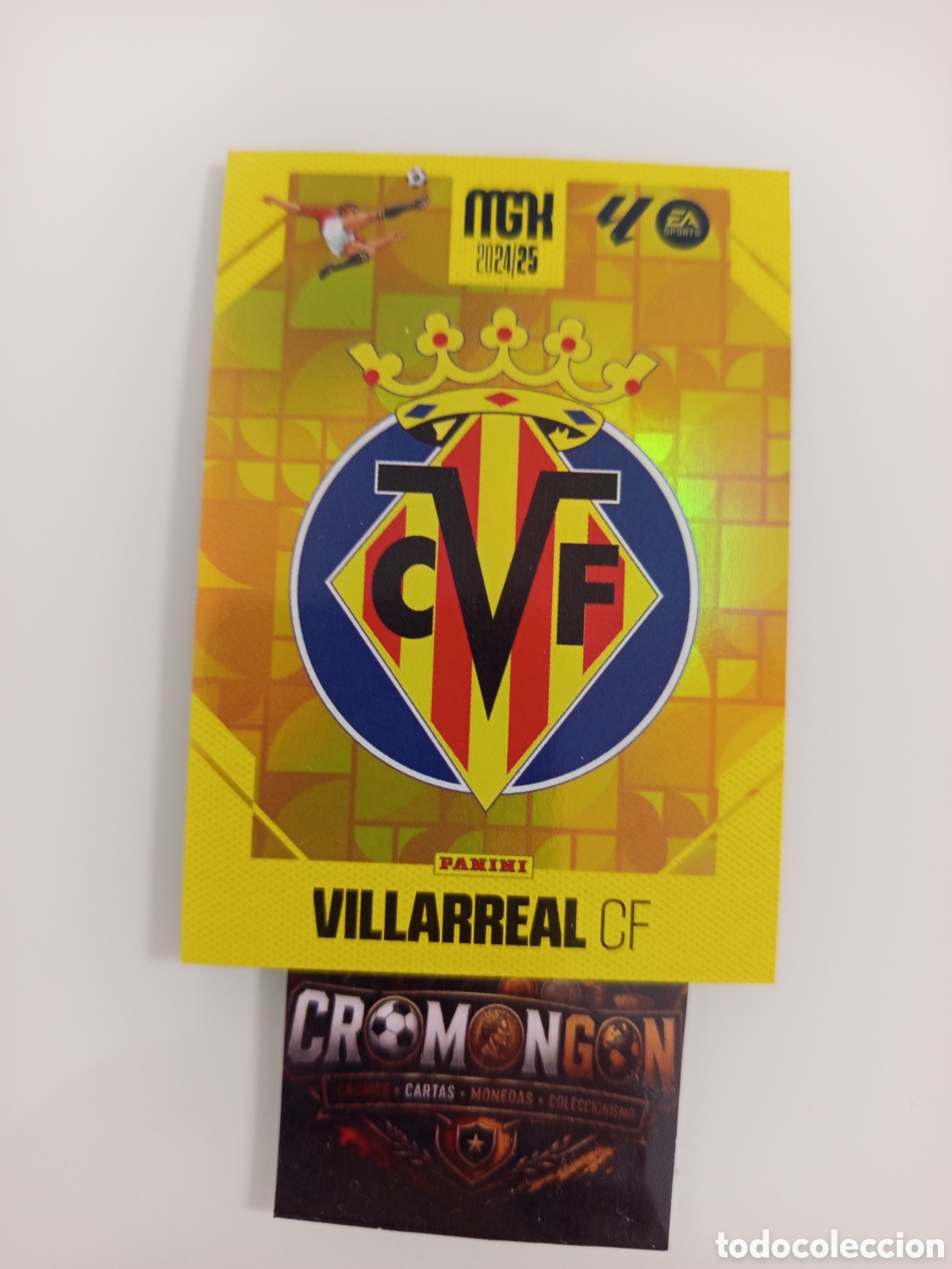 Fu&szlig;ball-Sticker: ❇️ CROMO ⚽ CARD ESCUDO VILLARREAL LIGA EA SPORTS 24 25 2024 2025 MEGACRACKS MGKS PANINI ❇️