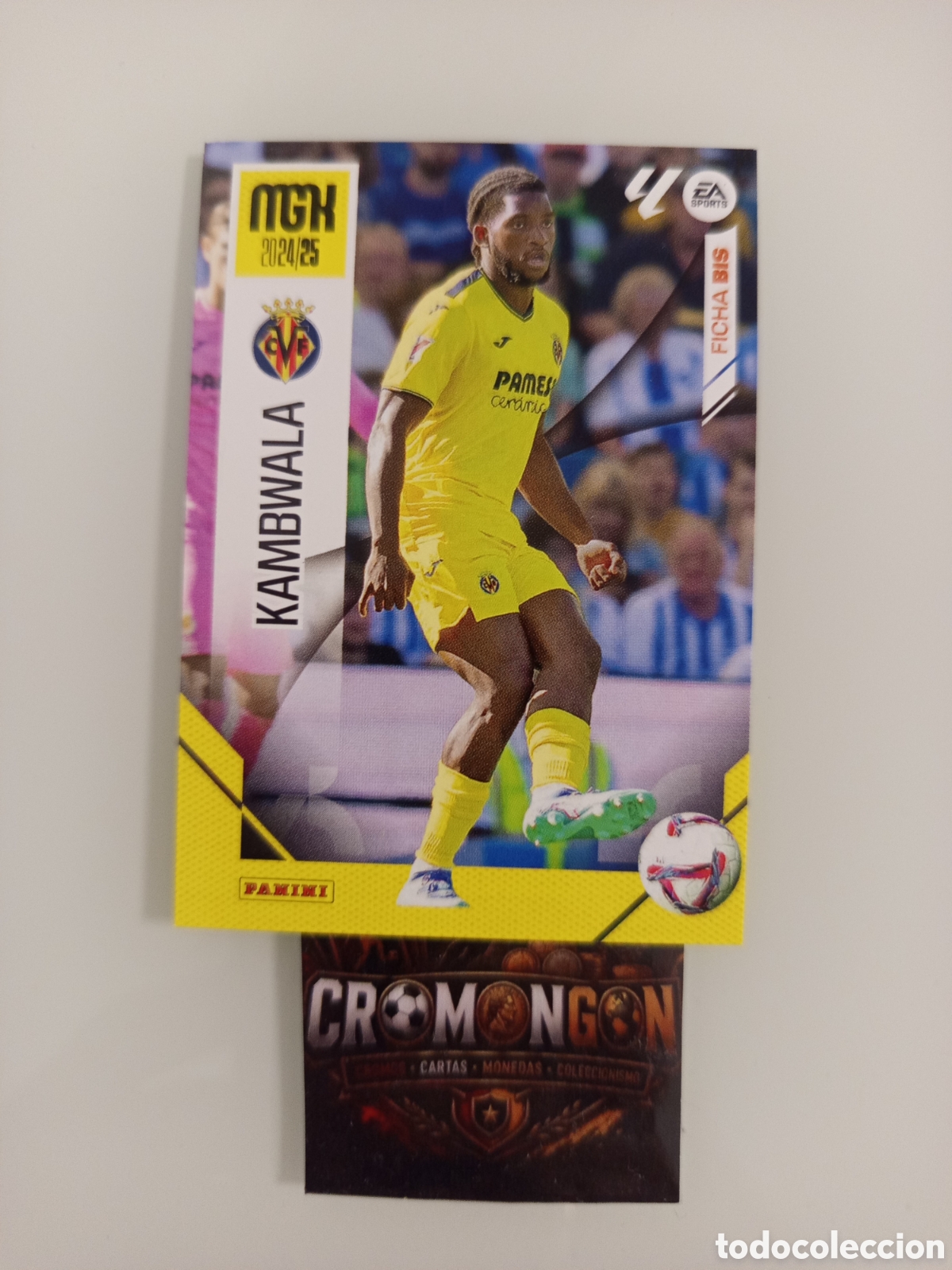 Fu&szlig;ball-Sticker: ❇️ CROMO ⚽ CARD KAMBWALA VILLARREAL BIS LIGA EA SPORTS 24 25 2024 2025 MEGACRACKS MGKS PANINI ❇️
