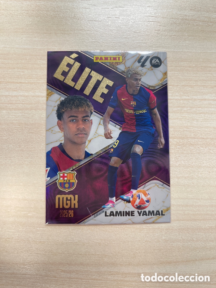 Fu&szlig;ball-Sticker: LAMINE YAMAL ELITE 9 BARCELONA MEGACRACKS 2025 2026 25 26