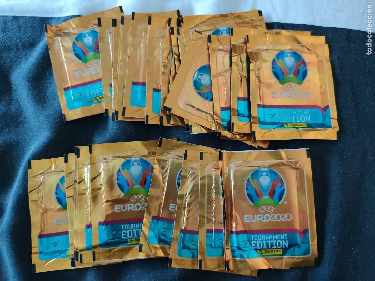 Cartes &agrave; collectionner de Football: 30 SOBRES DE CROMOS EURO 2020 ALBUM DE FUTBOL PANINI EUROCOPA TOURNAMENT EDITION