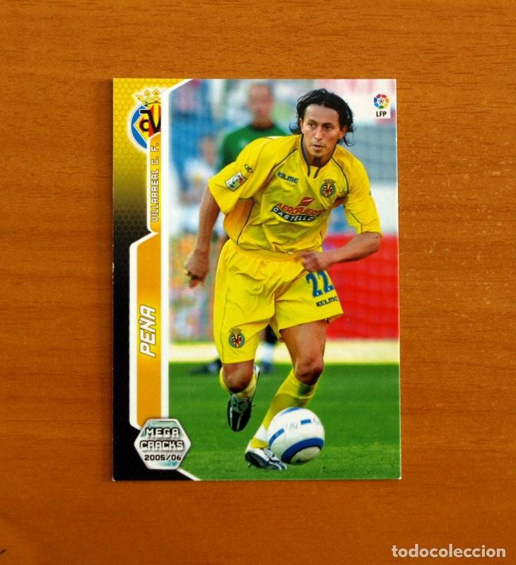 Figurine di Calcio: Villarreal -N&ordm; 331 Pe&ntilde;a -Megacracks Las Fichas Liga 2005-2006-05-06 Mega Cracks Panini