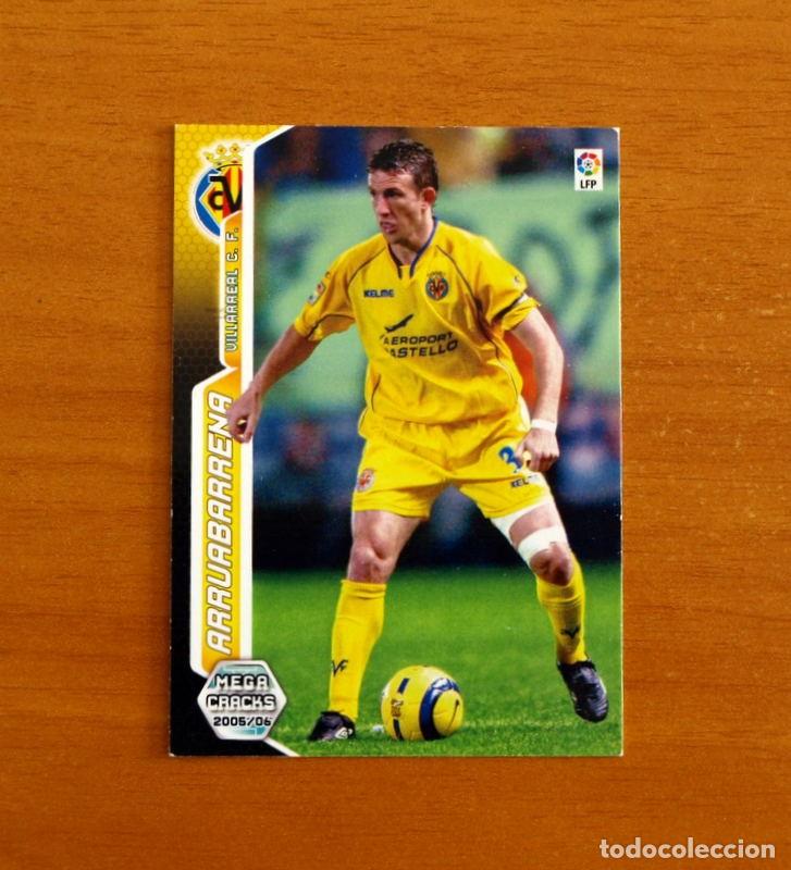 Figurine di Calcio: Villarreal -N&ordm; 332 Arruabarrena -Megacracks Las Fichas Liga 2005-2006-05-06 Mega Cracks Panini