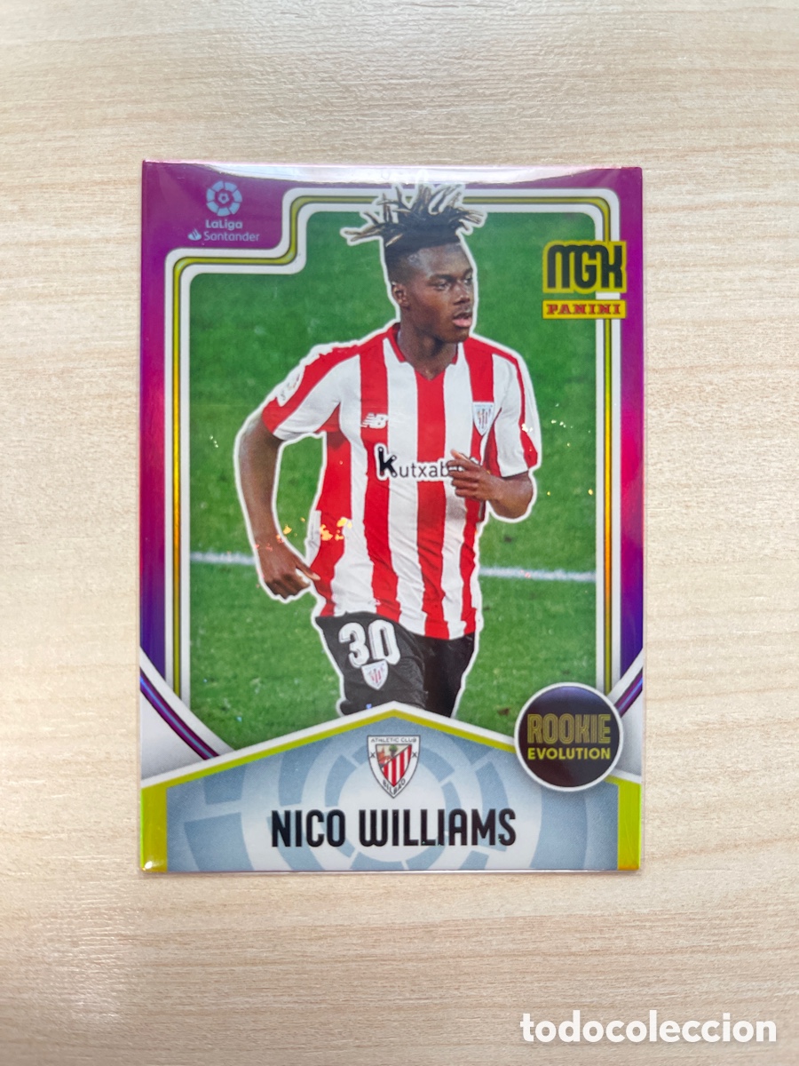 Figurine di Calcio: NICO WILLIAMS 399 ROOKIE EVOLUTION ATHLETIC CLUB DE BILBAO MEGACRACKS 2021 2022 21 22