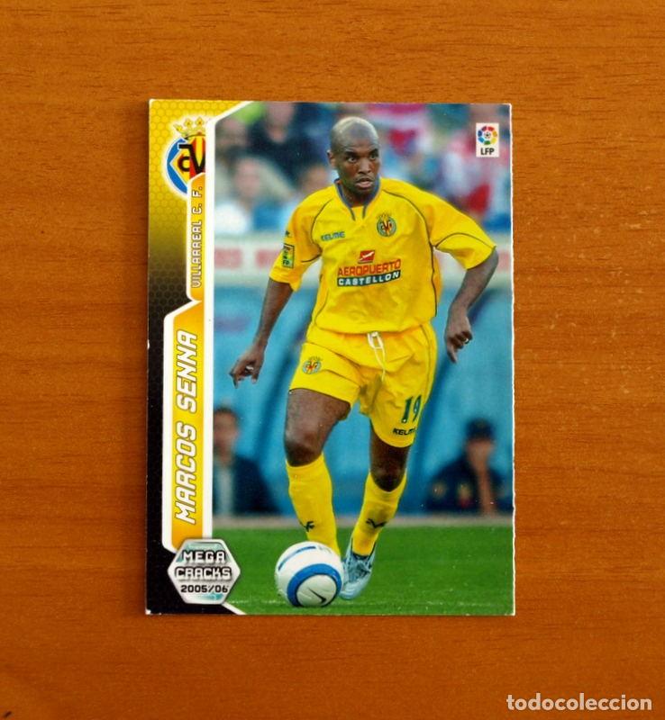 Figurine di Calcio: Villarreal -N&ordm; 334 Marcos Senna -Megacracks Las Fichas Liga 2005-2006-05-06 Mega Cracks Panini