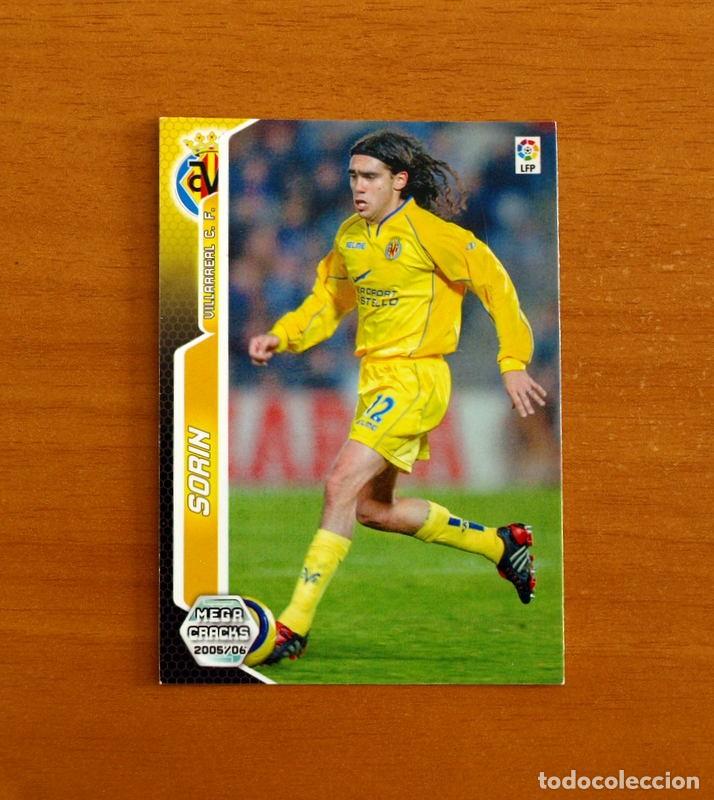 Figurine di Calcio: Villarreal -N&ordm; 335 Sorin -Megacracks Las Fichas Liga 2005-2006-05-06 Mega Cracks Panini