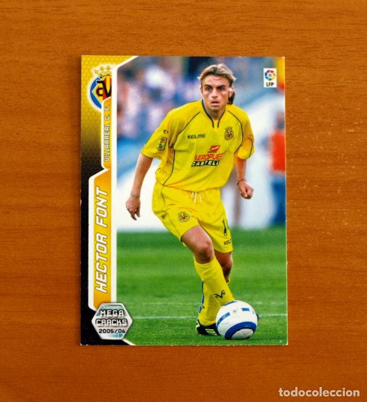 Football Stickers: Villarreal -N&ordm; 336 H&eacute;ctor Font -Megacracks Las Fichas Liga 2005-2006-05-06 Mega Cracks Panini