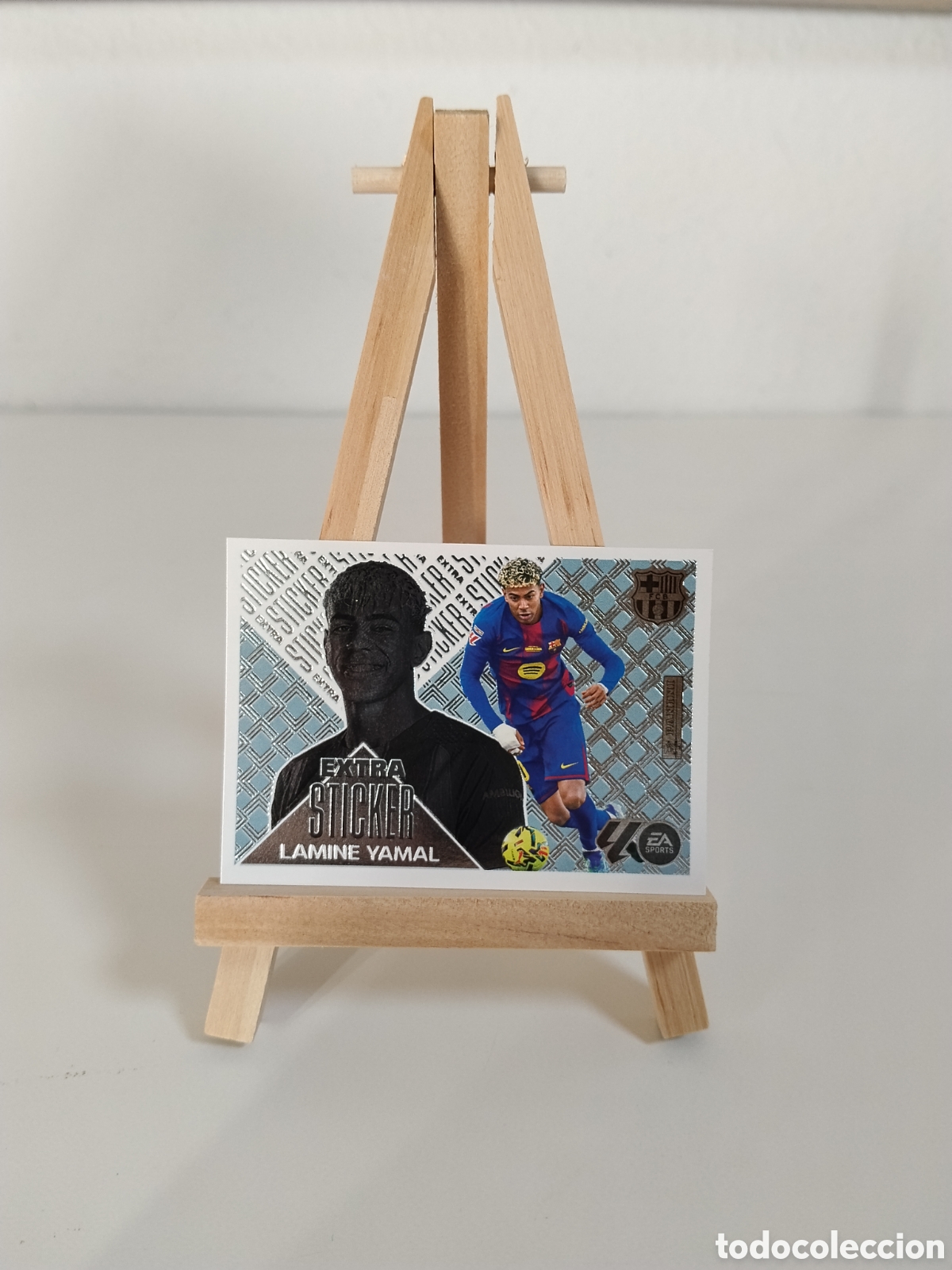 Figurine di Calcio: Lamine Yamal extra sticker plata liga este 26/27