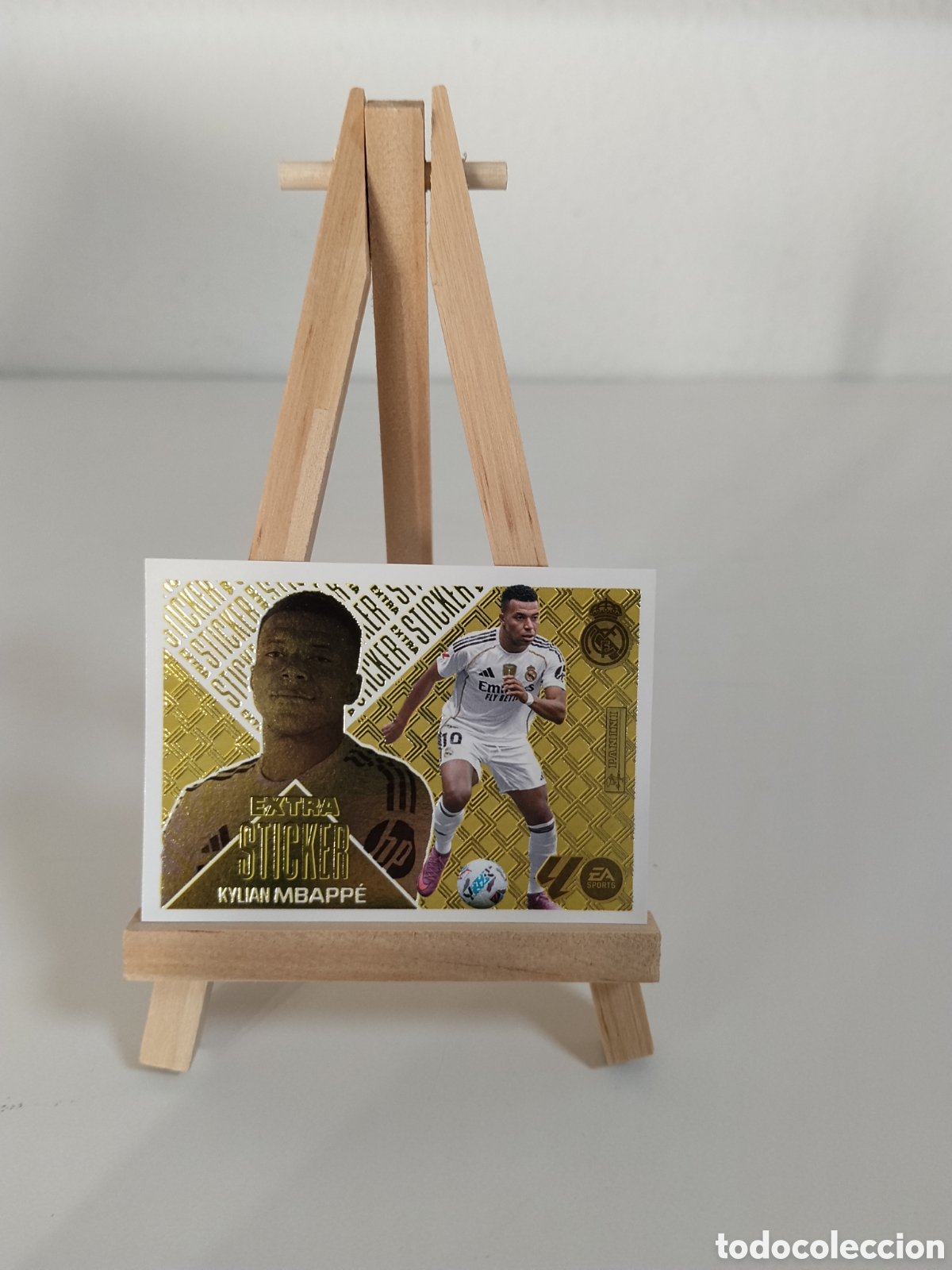 Football Stickers: Mbappe extra sticker oro liga este 26/27
