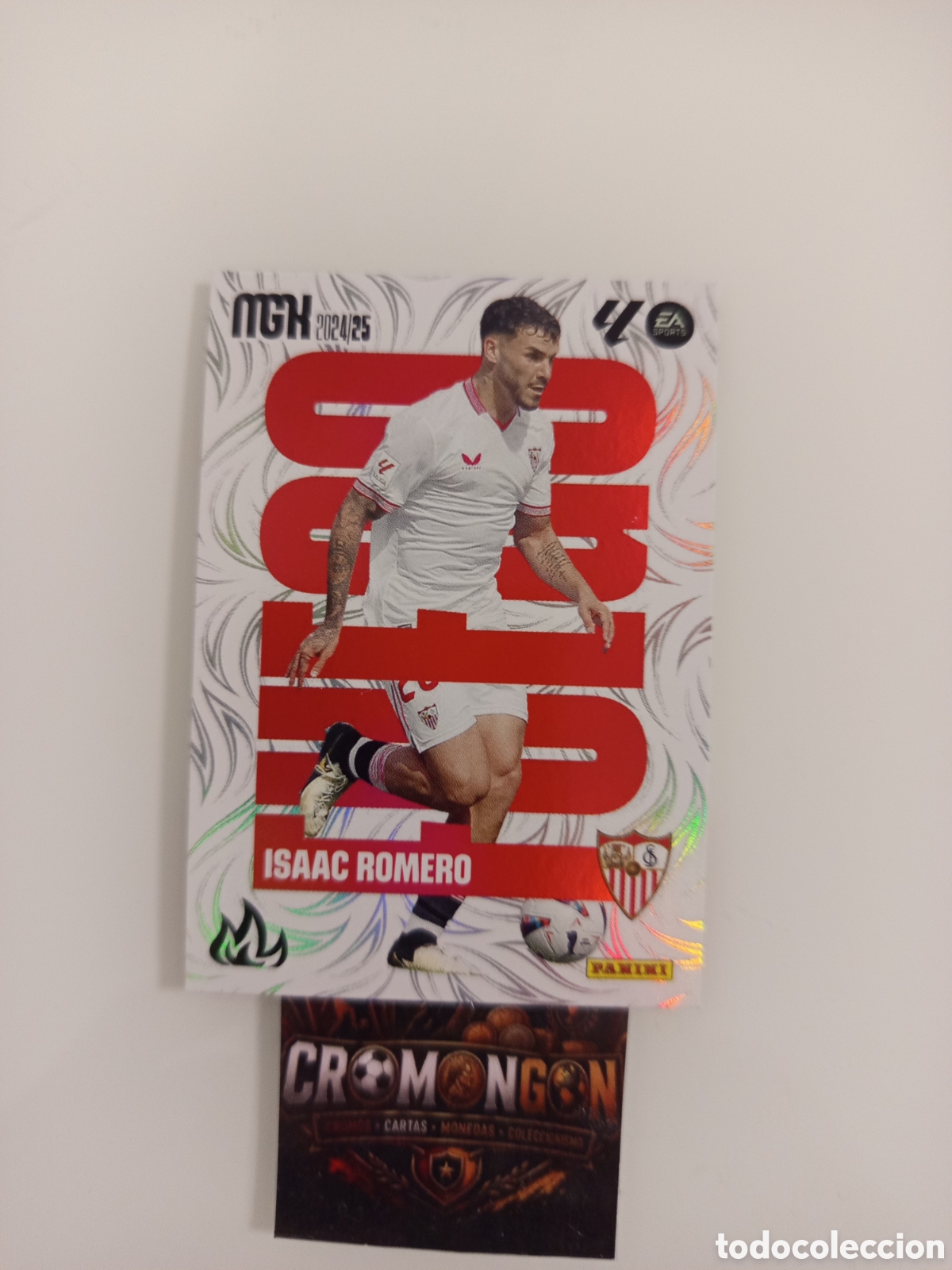 Figurine di Calcio: ❇️ CROMO ⚽ CARD ISAAC ROMERO SEVILLA FUEGO LIGA EA SPORTS 24 25 2024 2025 MEGACRACKS MGKS PANINI ❇️