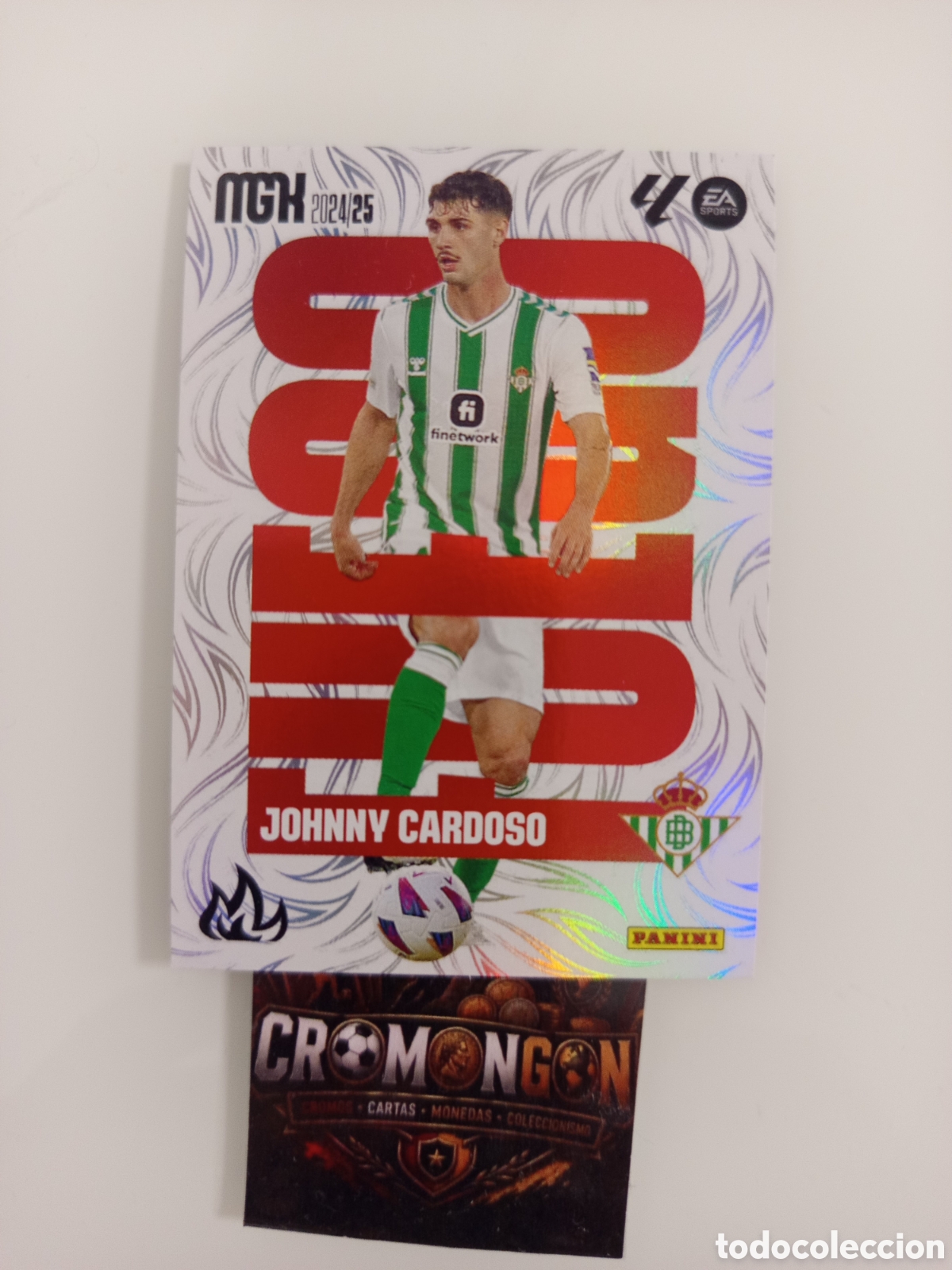 Fu&szlig;ball-Sticker: ❇️ CROMO ⚽ CARD JOHNNY CARDOSO BETIS FUEGO LIGA EA SPORTS 24 25 2024 2025 MEGACRACKS MGKS PANINI ❇️