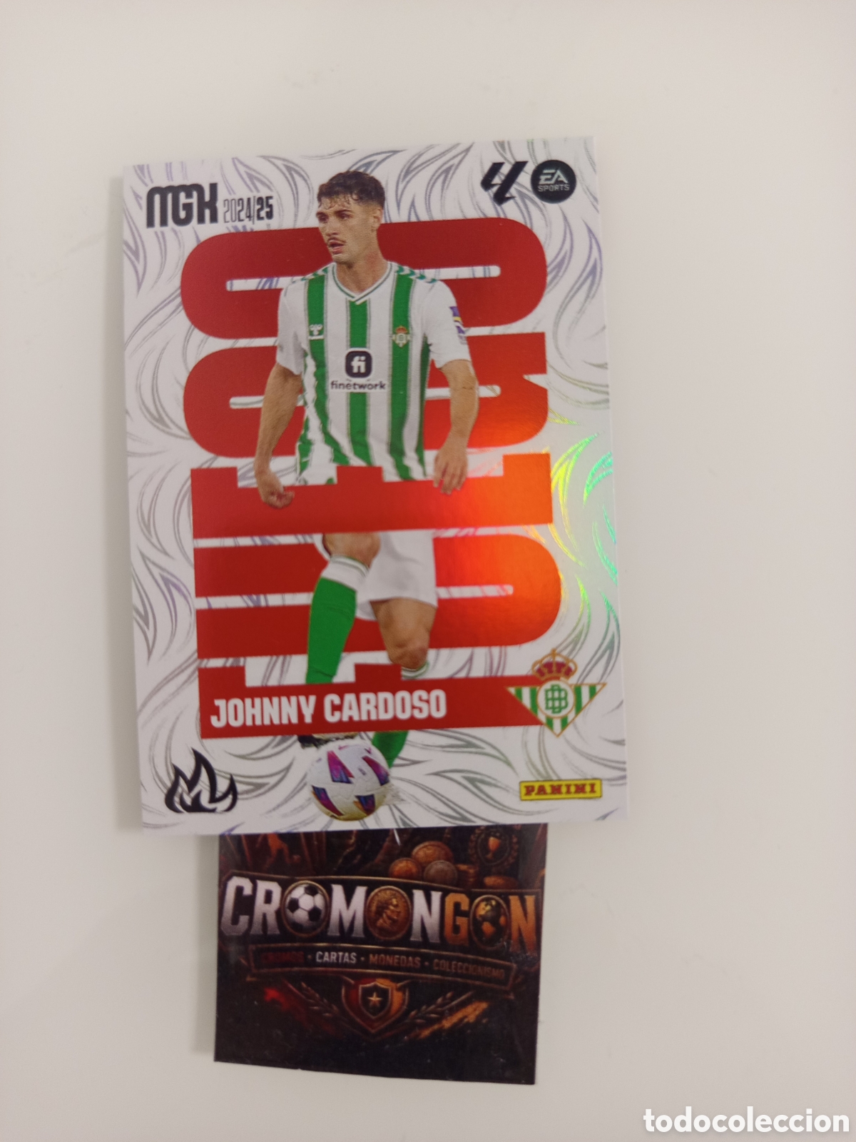 Fu&szlig;ball-Sticker: ❇️ CROMO ⚽ CARD JOHNNY CARDOSO BETIS FUEGO LIGA EA SPORTS 24 25 2024 2025 MEGACRACKS MGKS PANINI ❇️