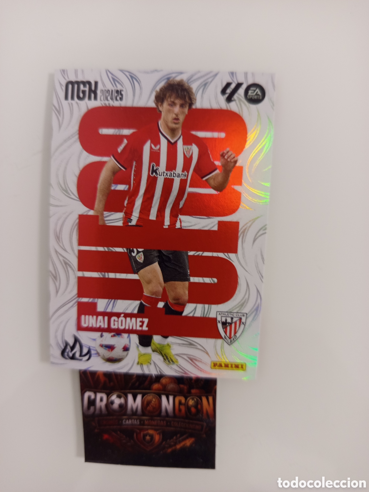 Fu&szlig;ball-Sticker: ❇️ CROMO ⚽ CARD UNAI G&Oacute;MEZ ATHLETIC DE BILBAO FUEGO 24 25 2024 2025 MEGACRACKS MGKS PANINI ❇️