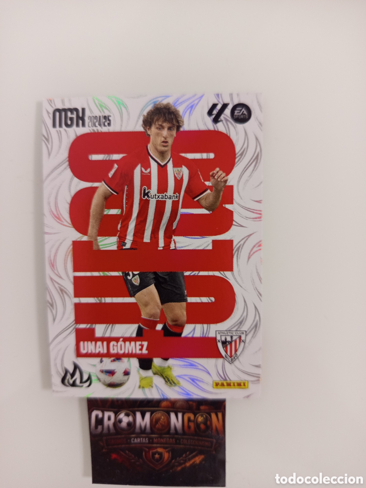 Fu&szlig;ball-Sticker: ❇️ CROMO ⚽ CARD UNAI G&Oacute;MEZ ATHLETIC DE BILBAO FUEGO 24 25 2024 2025 MEGACRACKS MGKS PANINI ❇️
