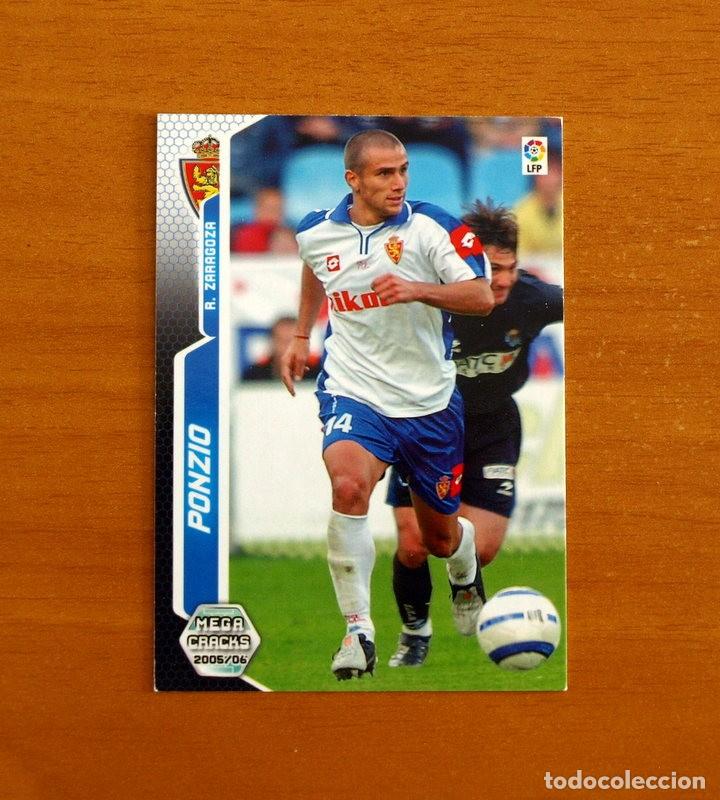 Cromos de Futebol: Real Zaragoza -N&ordm; 345 Ponzio -Megacracks Las Fichas Liga 2005-2006-05-06 Mega Cracks Panini