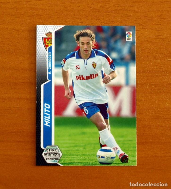 Cromos de Futebol: Real Zaragoza -N&ordm; 347 Milito -Megacracks Las Fichas Liga 2005-2006-05-06 Mega Cracks Panini
