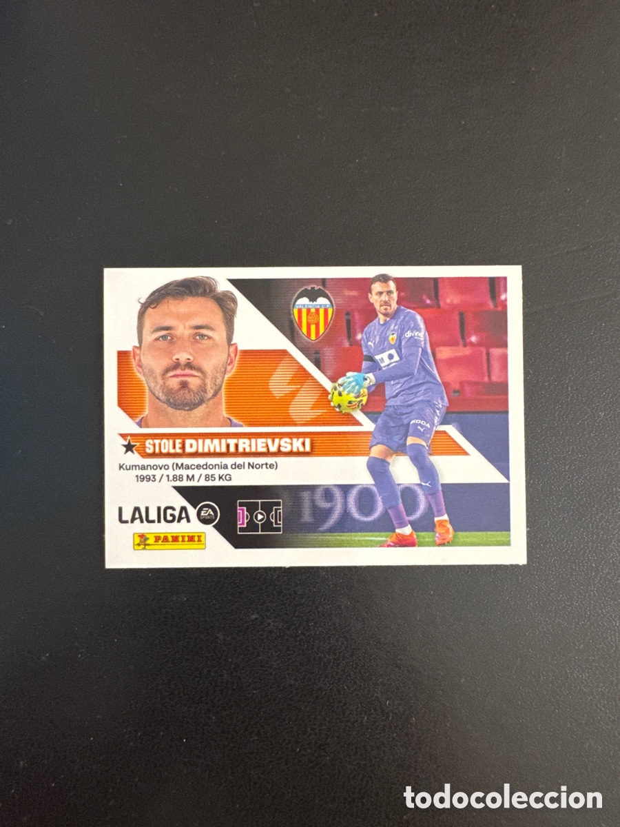 Cromos de Futebol: DIMITRIEVSKI VALENCIA NUMERO 3 LIGA ESTE 2026 2027