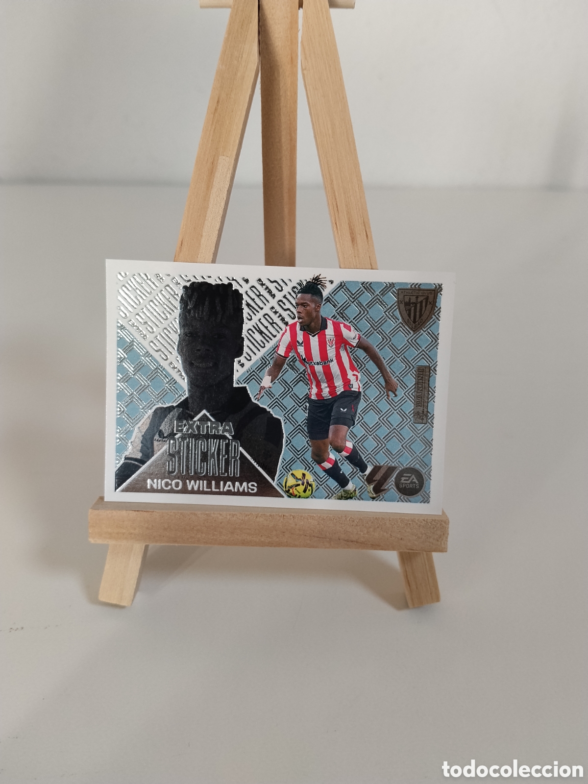 Cromos de Futebol: Nico Williams extra sticker plata liga este 26/27