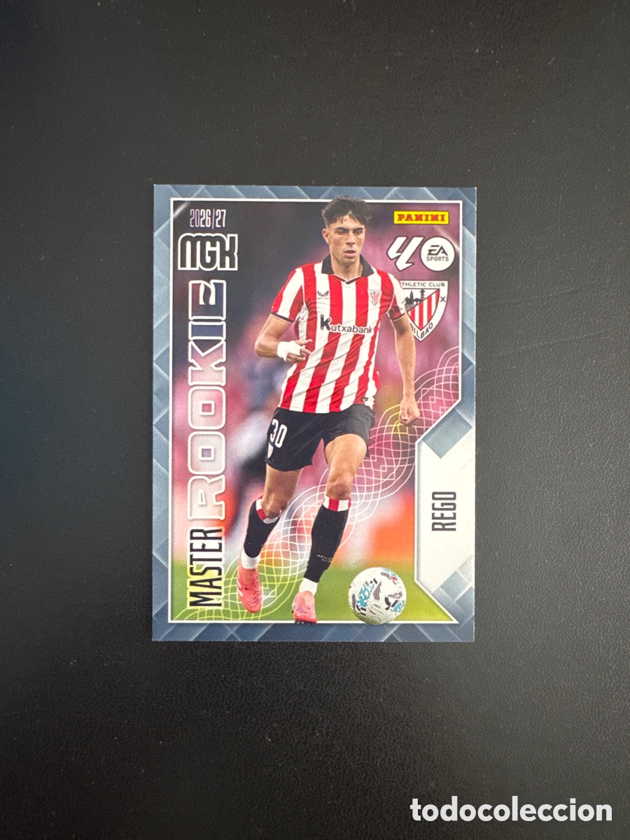Cromos de f&uacute;tbol: REGO MASTER ROOKIE NUMERO 418 MEGACRACKS 2026 2027