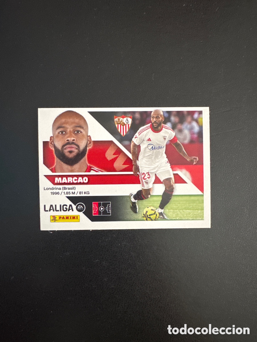 Cartes &agrave; collectionner de Football: MARCAO SEVILLA NUMERO 9B LIGA ESTE 2026 2027