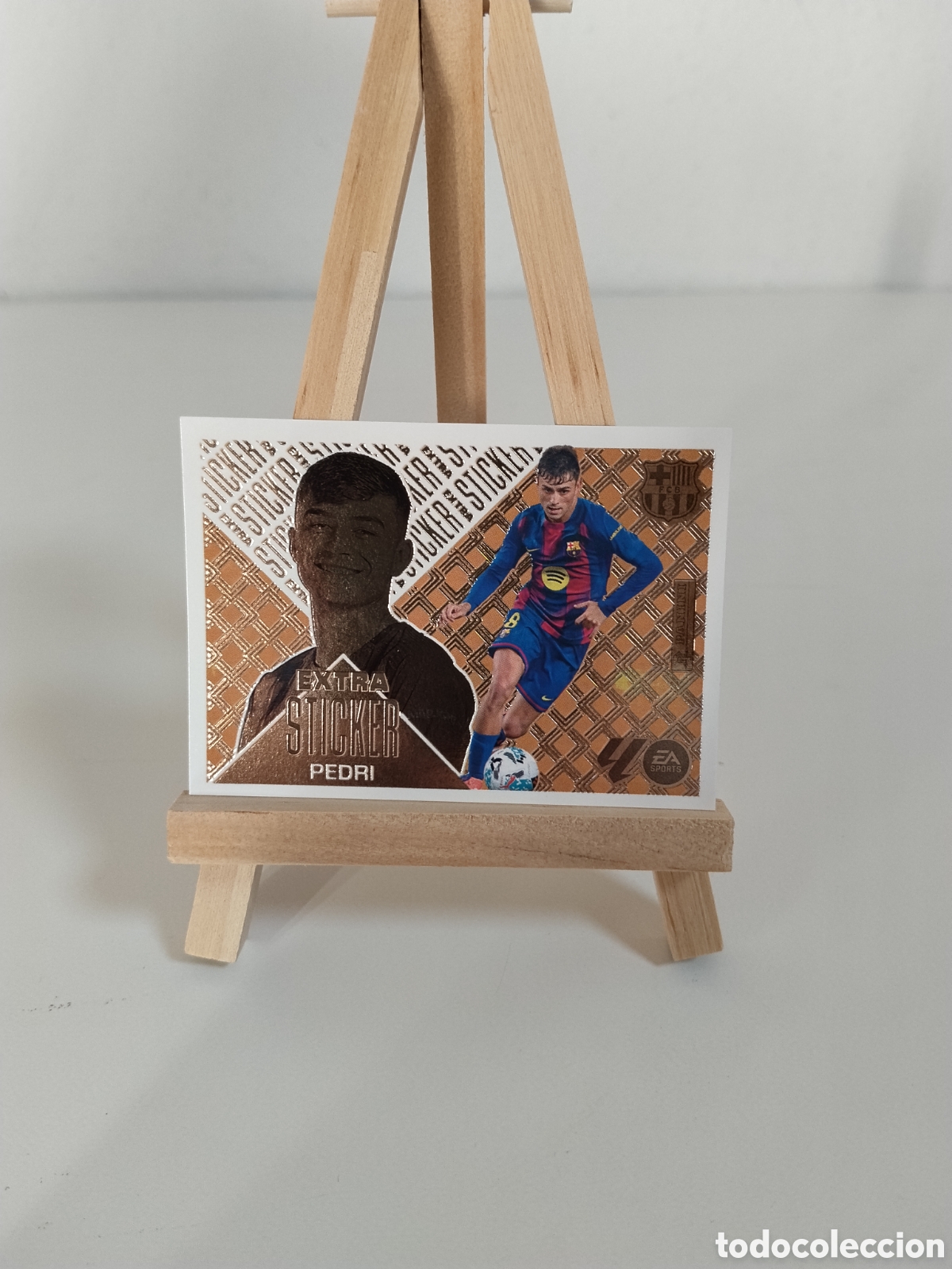 Cartes &agrave; collectionner de Football: Pedri extra sticker bronce liga este 26/27