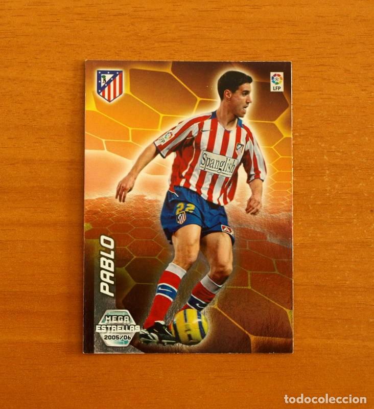 Cartes &agrave; collectionner de Football: Atl&eacute;tico de Madrid -N&ordm; 370 Pablo -Megacracks Las Fichas Liga 2005-2006-05-06 Mega Estrellas Panini
