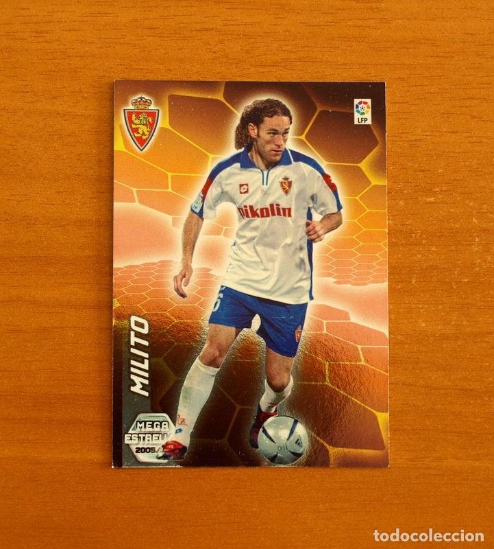 Cartes &agrave; collectionner de Football: Real Zaragoza -N&ordm; 367 Milito -Megacracks Las Fichas Liga 2005-2006-05-06 Mega Estrellas Panini