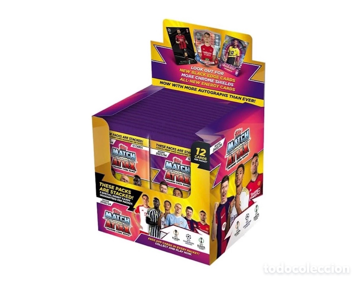 Football Stickers: Caja Sellada Match Ataxx 23/24