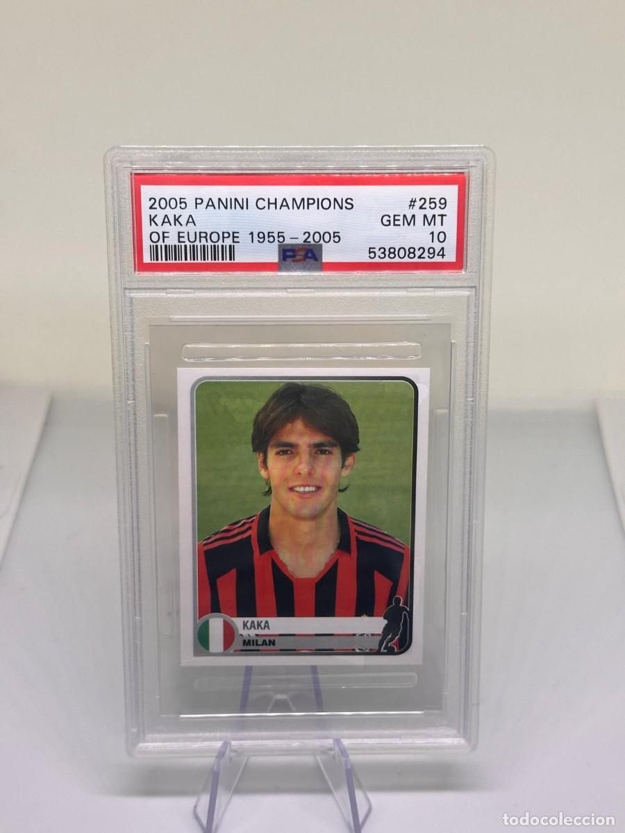 Fu&szlig;ball-Sticker: Kaka #259 Milan Panini UEFA Champions Of Europe 2005 06 PSA 10