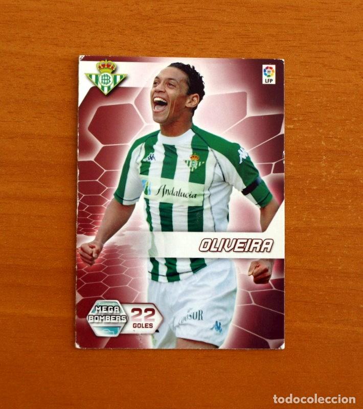 Fu&szlig;ball-Sticker: Real Betis -N&ordm; 399 Oliveira -Megacracks Las Fichas Liga 2005-2006-05-06 Mega Bombers Panini