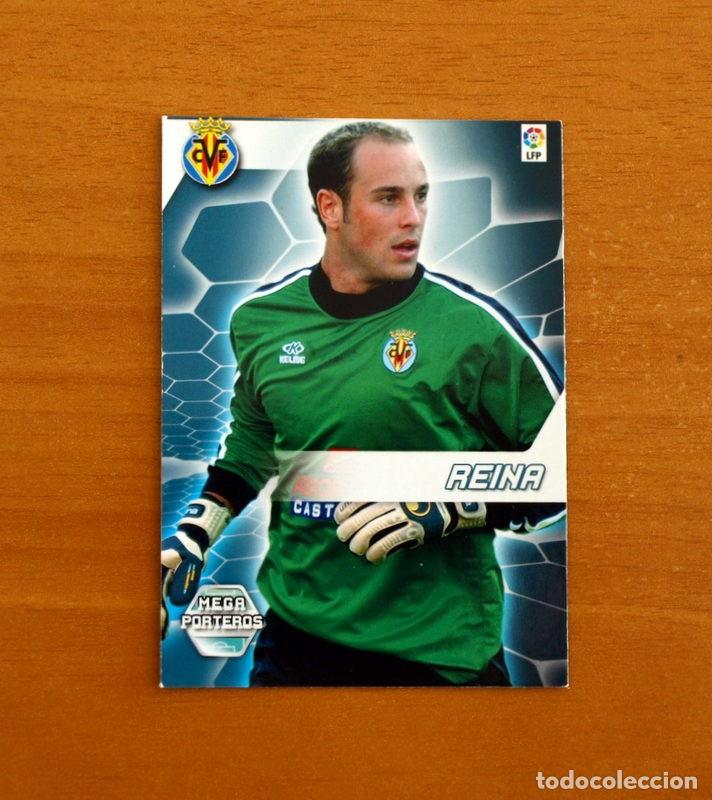 Fu&szlig;ball-Sticker: Villarreal -N&ordm; 406 Reina -Megacracks Las Fichas Liga 2005-2006-05-06 Mega Porteros Panini