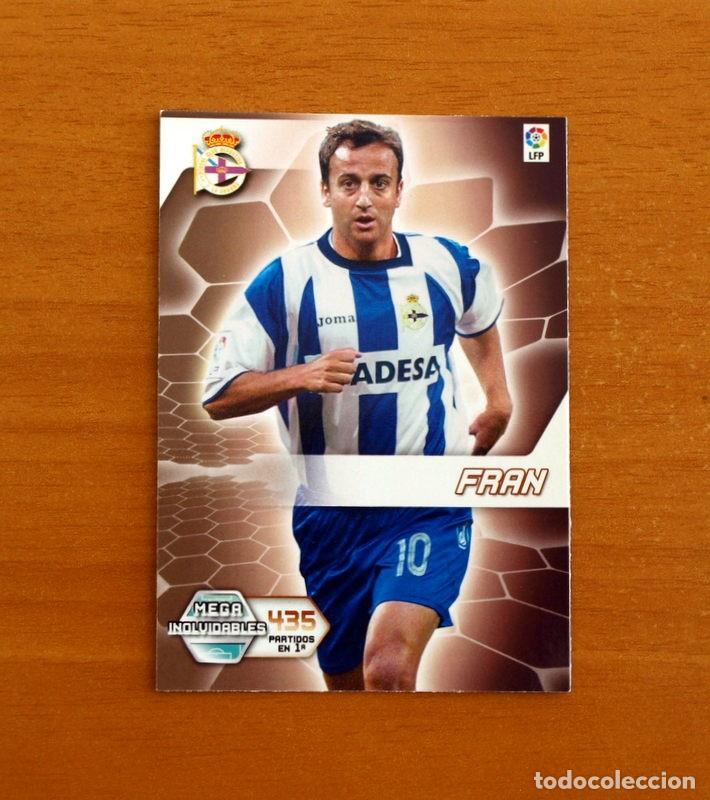 Figurine di Calcio: Deportivo La Coru&ntilde;a -N&ordm; 410 Fran -Megacracks Fichas Liga 2005-2006-05-06 Mega Inolvidables Panini