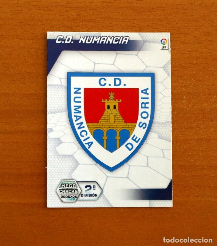Figurine di Calcio: Numancia -N&ordm; 416 Escudo -Megacracks Las Fichas Liga 2005-2006-05-06 Mega 2&ordf; Divisi&oacute;n Panini