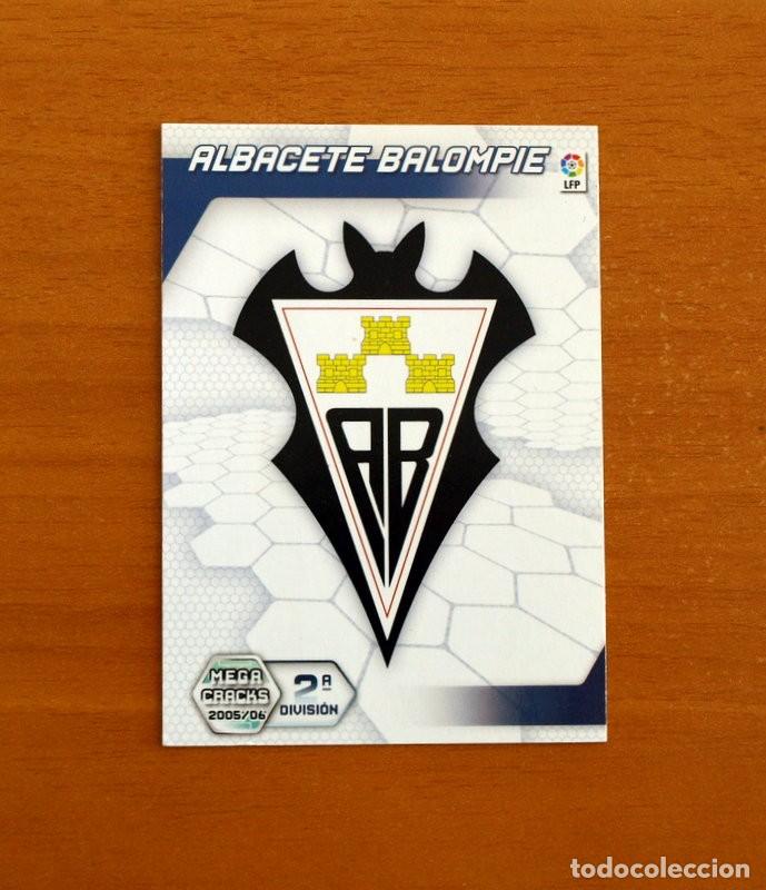 Figurine di Calcio: Albacete -N&ordm; 417 Escudo -Megacracks Las Fichas Liga 2005-2006-05-06 Mega 2&ordf; Divisi&oacute;n Panini