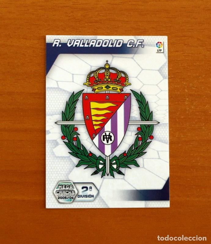 Figurine di Calcio: Real Valladolid -N&ordm; 420 Escudo -Megacracks Las Fichas Liga 2005-2006-05-06 Mega 2&ordf; Divisi&oacute;n Panini