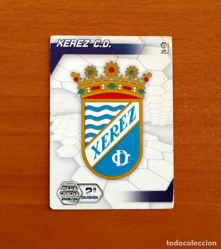 Figurine di Calcio: X&eacute;rez -N&ordm; 422 Escudo -Megacracks Las Fichas Liga 2005-2006-05-06 Mega 2&ordf; Divisi&oacute;n Panini
