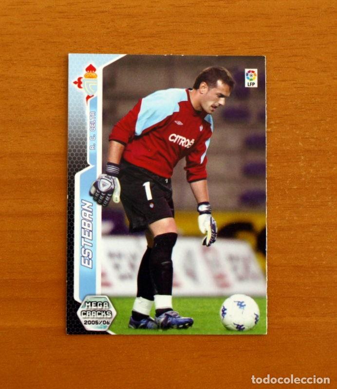 Football Stickers: Celta de Vigo -N&ordm; 455 Esteban -Megacracks Las Fichas Liga 2005-2006-05-06 Mega Creacks Panini